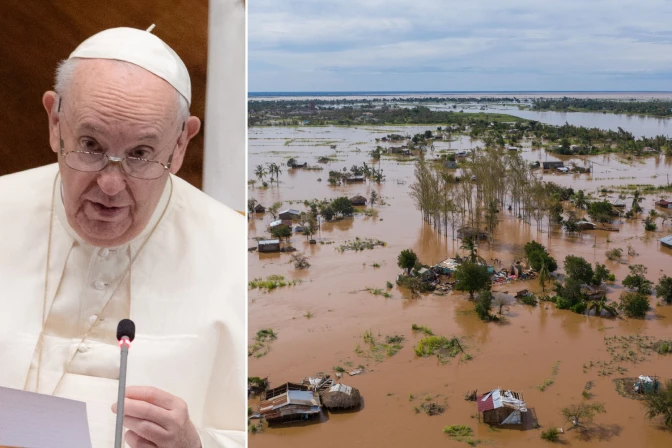 Papa Francisco / Devastación en Mozambique a causa de un ciclón.