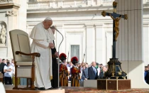 El Papa Francisco este 25 de octubre