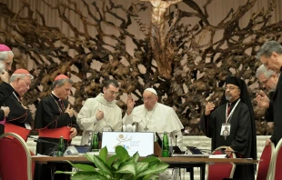 El Papa Francisco da la bendición a los participantes en la clausura del Sínodo sobre la Sinodalidad en el Vaticano el 26 de octubre de 2024. Vatican News