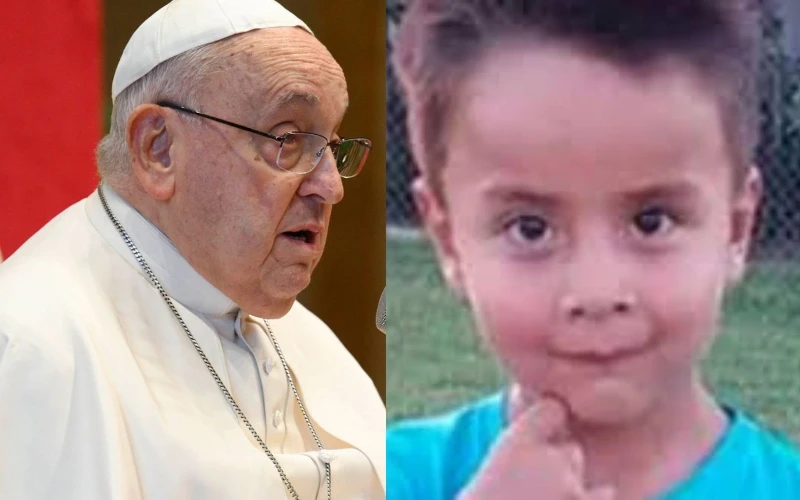 El Papa Francisco denuncia la trata infantil y recuerda a Loan, niño de 5 años desaparecido en Argentina