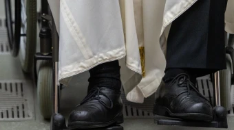 Imagen referencial de los zapatos del Papa Francisco