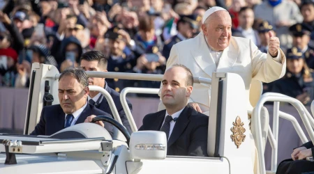 Imagen del Papa Francisco en la Audiencia General de este 13 de noviembre