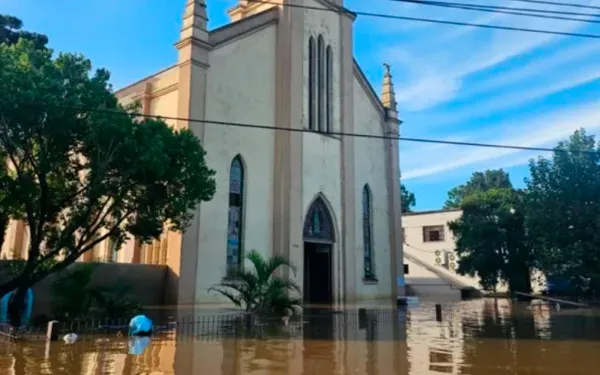 Parroquia Imaculada Conceição, en el barrio de Rio Branco, en el municipio de Canoas (RS). Crédito: Cortesía.