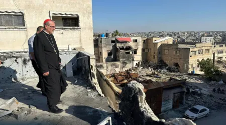 Visita Cardenal Pizaballa a Gaza