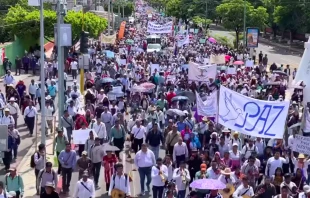 Marcha por la Paz en Chiapas Crédito: Diócesis de San Cristobal de las Casas