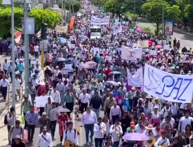 Obispos y fieles en Chiapas marchan contra la violencia en México: “¡Detengan este sistema de muerte!”