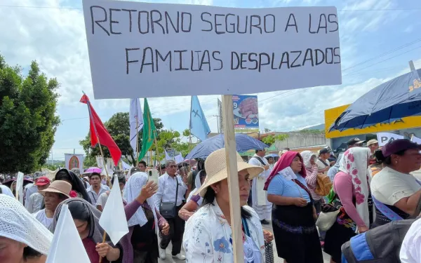 Marcha por la paz en Chiapas. Crédito: San Cristobal de las Casas