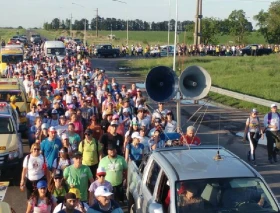 Una nueva Peregrinación de los Pueblos recorre 90 kilómetros en honor a la Virgen