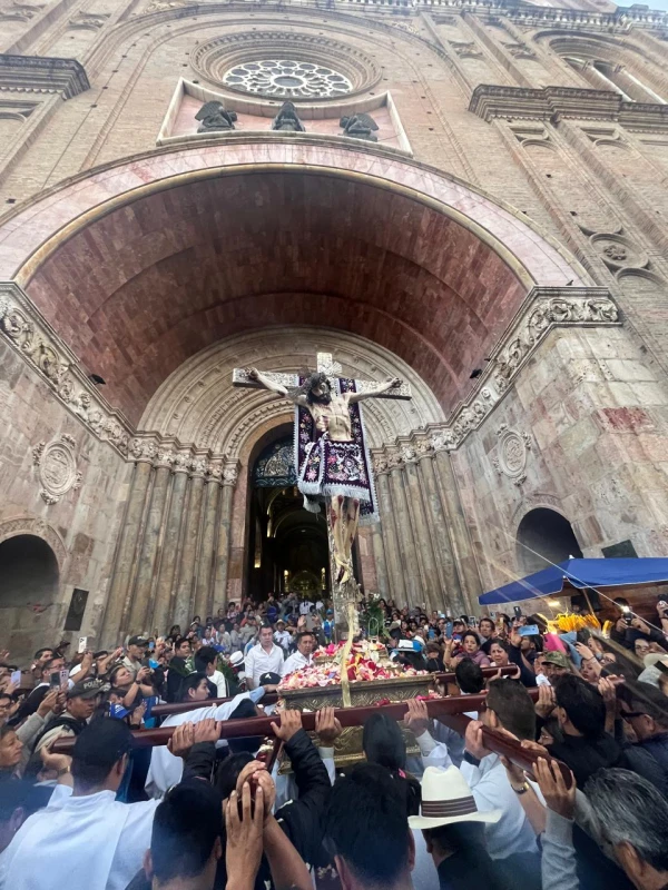 Peregrinación del Señor de las Aguas de Girón, el 19 de noviembre de 2024. Crédito: Radio Católica Cuenca