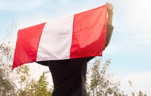 Bandera de Perú. Crédito: Shutterstock