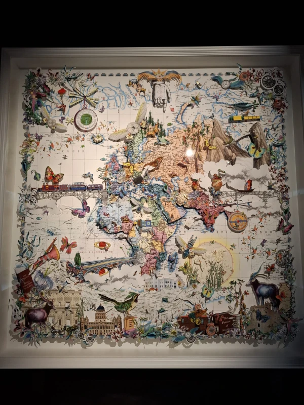 Map exhibited in the exhibition. Credit: IACOPO Scaramuzzi