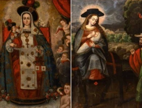 Perú recupera 2 pinturas robadas de iglesia católica antes de subasta en Nueva York