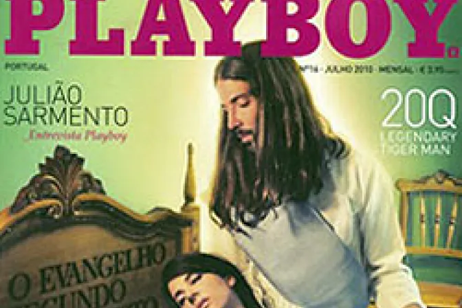 Playboy Portugal "homenajea" a Saramago con imágenes blasfemas de Jesús