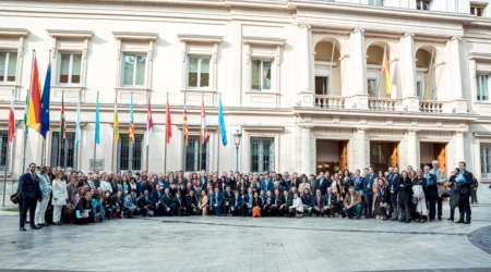 Participantes en la VI Cumbre Transatlántica de la Political Network for Values en Madrid.