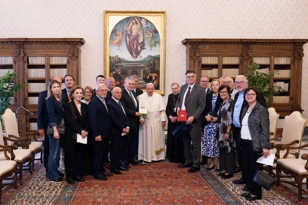 Pasqua Together 2025 Group Meeting with Pope Francis in September 2023. Credit: Vatican Media