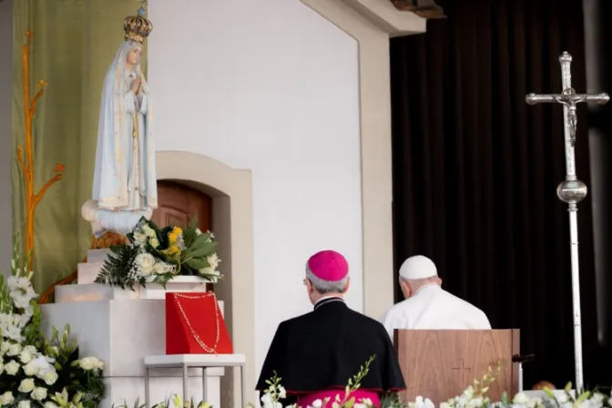 Discurso del Papa tras el rezo del Rosario con enfermos en Fátima