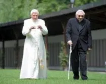 Benedicto XVI y su hermano Mons. Georg Ratzinger