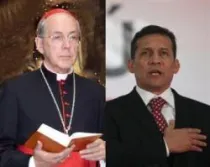 Cardenal Juan Luis Cipriani / Ollanta Humala