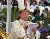 Cardenal Juan Luis Cipriani Thorne, Arzobispo de Lima y Primado del Perú, en el Congreso Eucarístico y Mariano de Piura