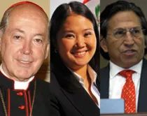 Cardenal Cipriani / Keiko Fujimori / Alejandro Toledo