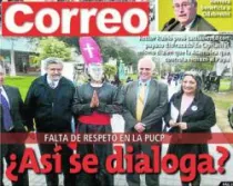La foto de la burla de la PUCP contra el Cardenal (diario Correo)