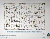 Afiche de la campaña contra las drogas del Episcopado argentino