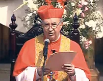 Cardenal Francisco Javier Errázuriz, Arzobispo de Santiago (foto iglesia.cl)