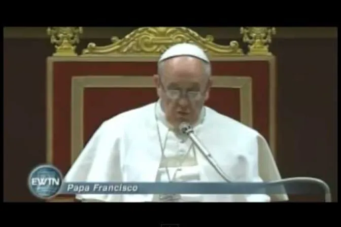 VIDEO y TEXTO COMPLETO: Discurso de Papa a los periodistas el 16 de marzo