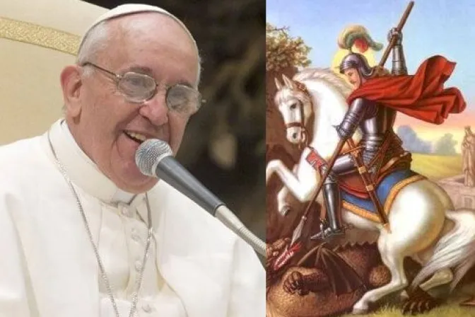 Hoy la Iglesia celebra a San Jorge, el santo del Papa Francisco