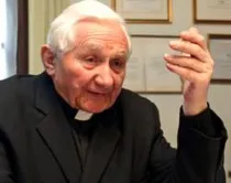Mons. Georg Ratzinger, hermano del Papa Benedicto XVI