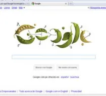 El doodle de Google en homenaje al P. Mendel