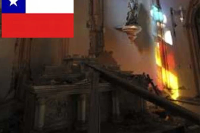 La Iglesia en Chile llora por templos perdidos