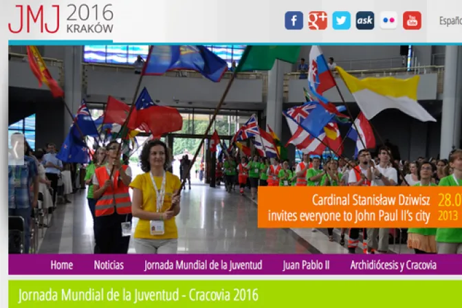 Confirman fechas oficiales de la JMJ Cracovia 2016