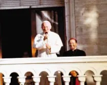 Juan Pablo II en su visita a Costa Rica hace 28 años