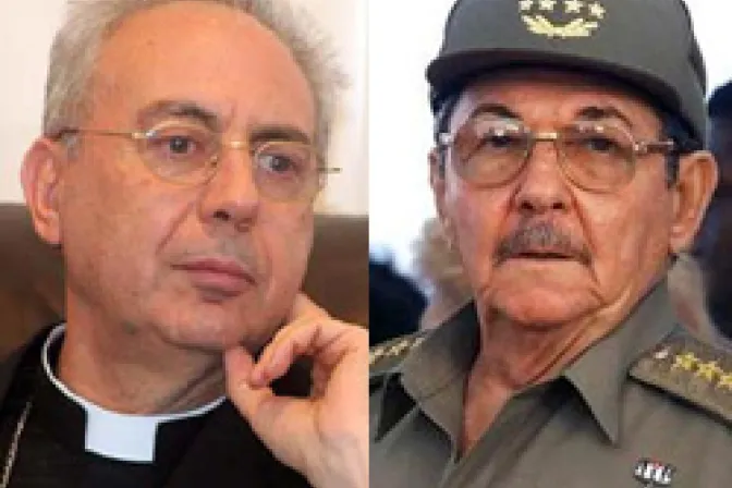 Representante vaticano se reúne con Raúl Castro en Cuba