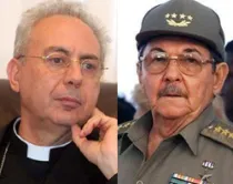 Mons. Dominique Mamberti / Raúl Castro