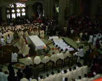 La ordenación en la Basílica del Voto Nacional