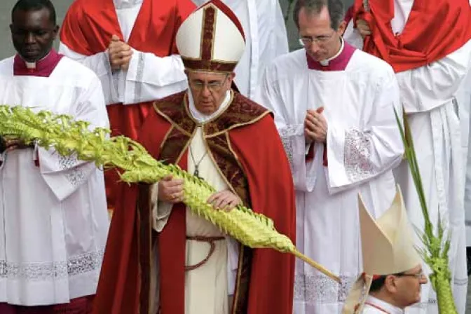 Horario de Semana Santa del Papa Francisco