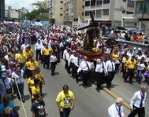 La procesión del Nazareno de San Pablo (foto Arzobispado de Caracas)