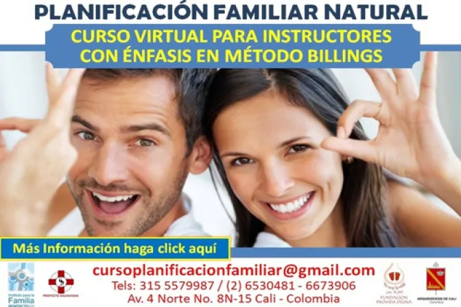 Convocan a curso virtual de Regulación Natural de Fecundidad