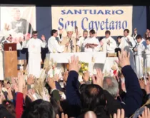 La Misa por San Cayetano presidida por Mons. Puiggari (foto Obispado de Mar de Plata)