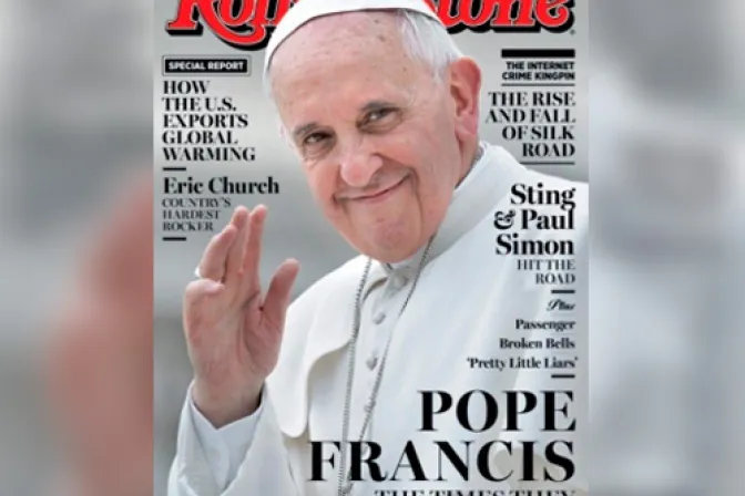 Revista Rolling Stone pone en portada al Papa Francisco