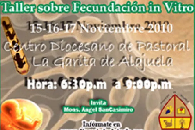 Taller sobre fecundación in vitro en Costa Rica para responder a dudas morales