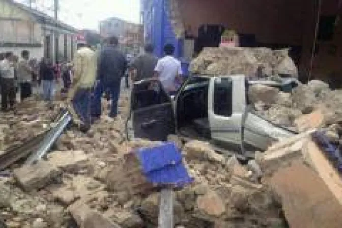 Inmediata reacción de la Iglesia ante terremoto en Guatemala