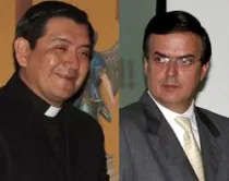 P. Hugo Valdemar, vocero del Arzobispado de México / Marcelo Ebrard
