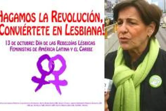 Alcaldesa de Lima promueve campaña "Conviértete en lesbiana"