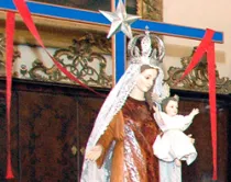 Imagen de la Virgen del Carmen que el Papa regaló a Chile