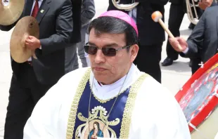 Mons. Ciro Quispe López, obispo prelado de Juli, el día de su ordenación episcopal en 2018. Crédito: Arzobispado del Cusco