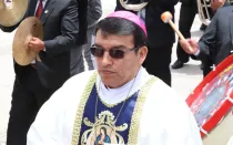Mons. Ciro Quispe López, obispo prelado de Juli, el día de su ordenación episcopal en 2018.