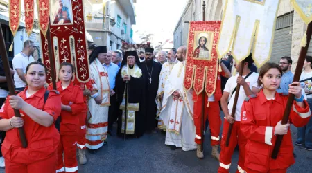 Procesión del Corpus Christi en Líbano